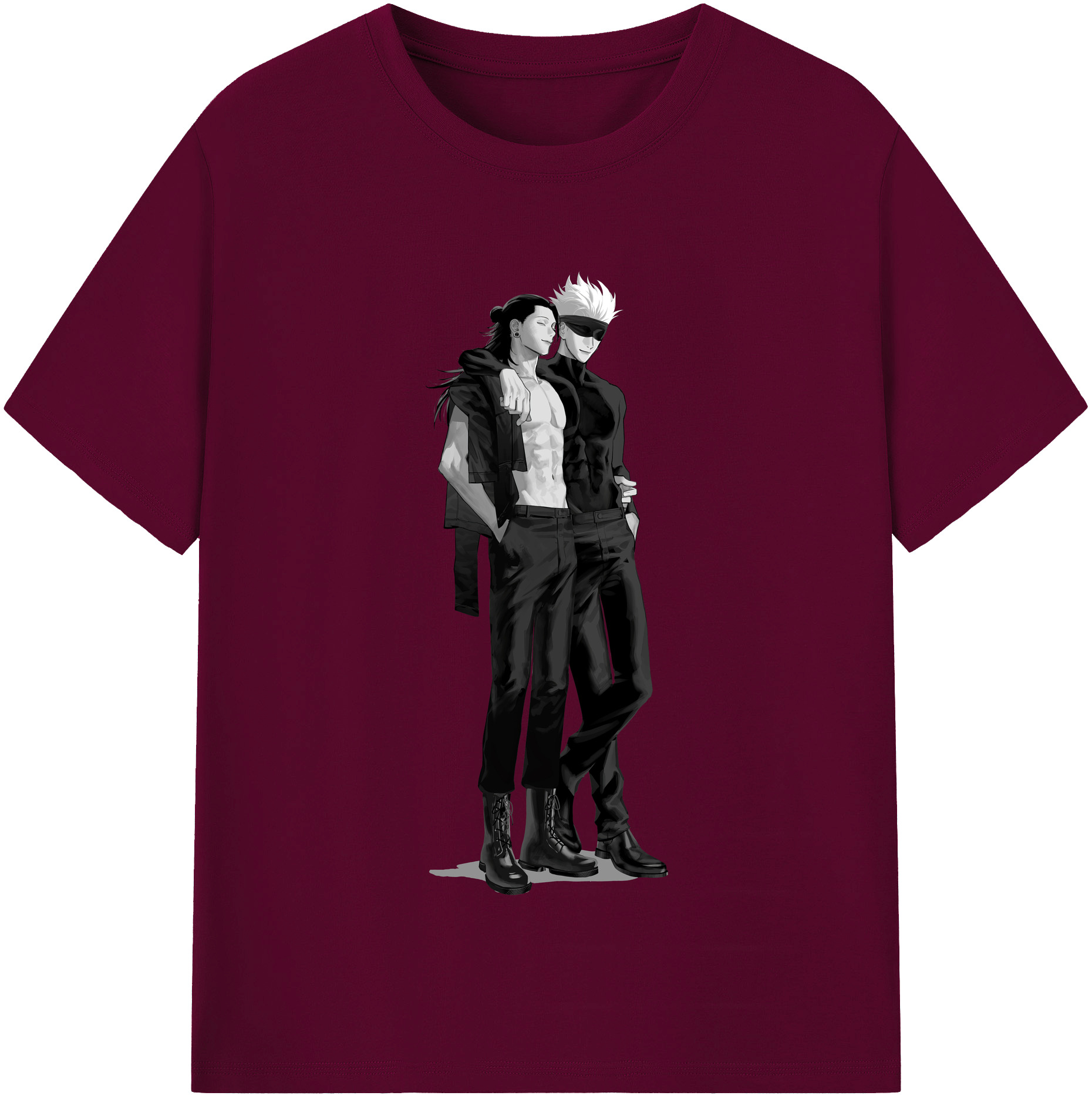（画像用） 呪術廻戦 Jujutsu Kaisen レディースカジュアルプリントTシャツ（綿100％）